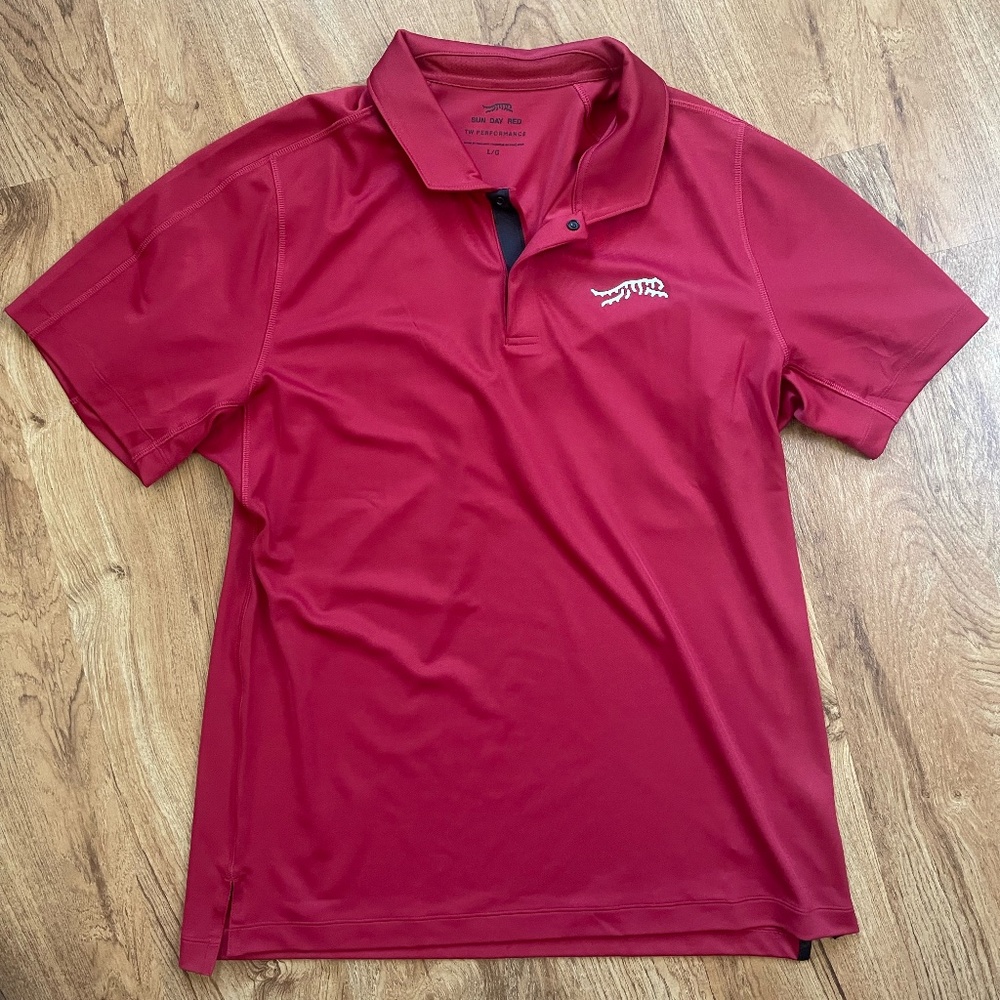 Sun Day Red Golf Polo